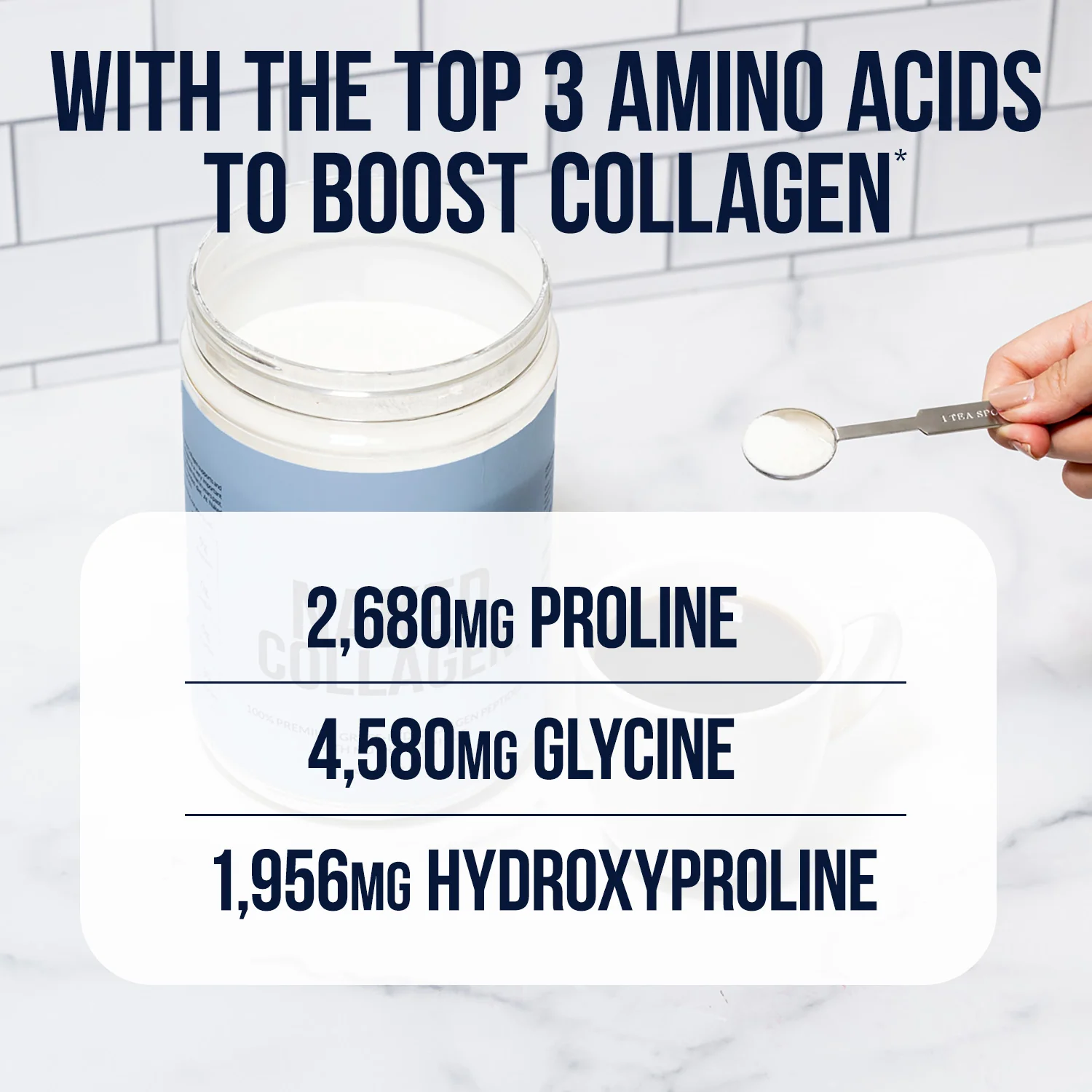 Caramel Collagen Peptides Powder | Naked Collagen - 1.2 LB - Image 4