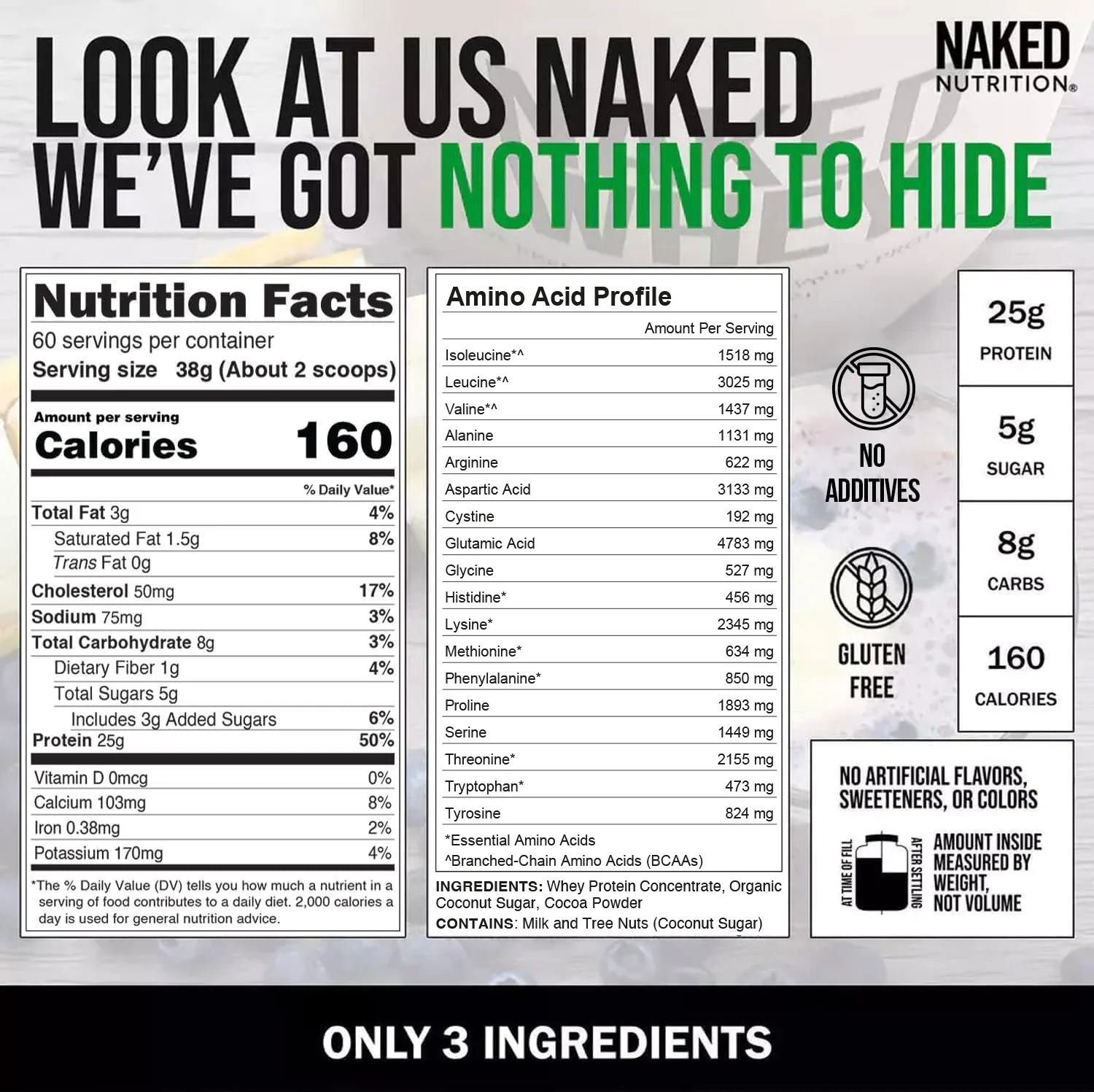 Chocolate Whey Protein Powder | Naked Chocolate Whey - 5LB - Image 5
