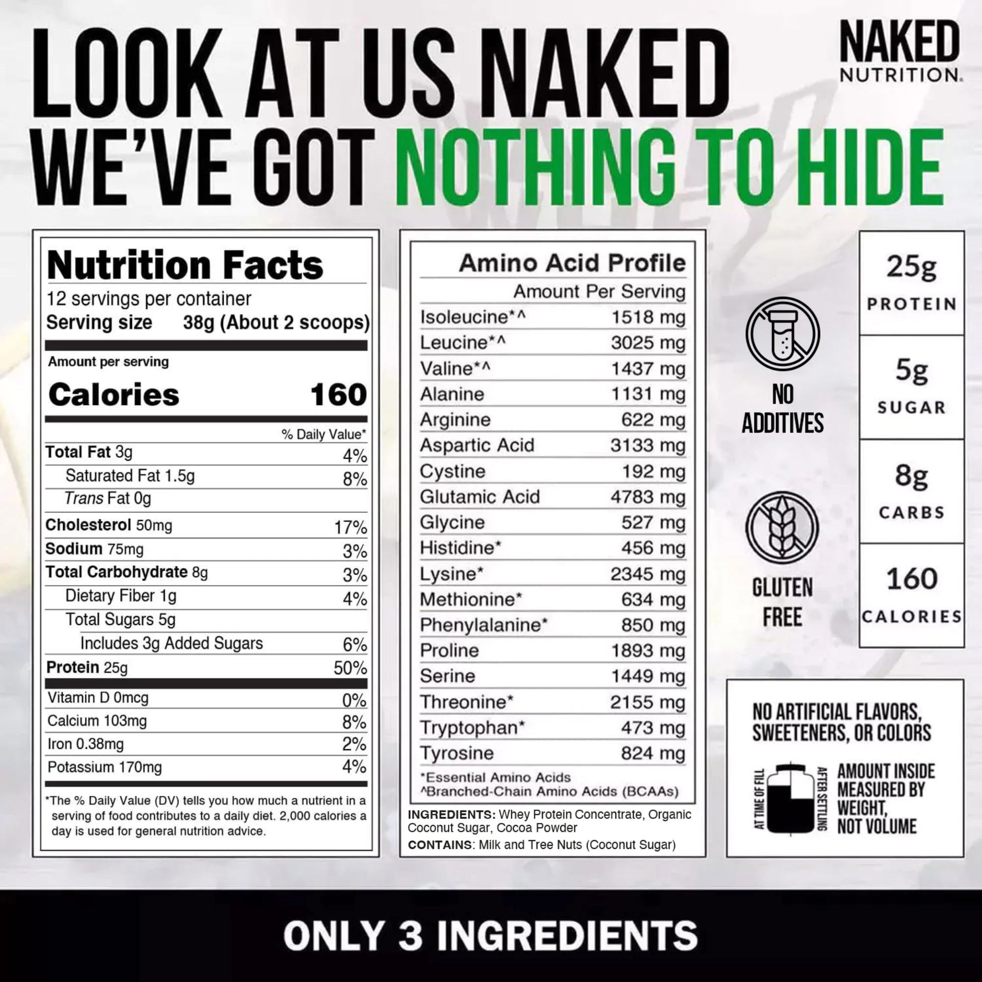 Chocolate Whey Protein Powder 1lb | Naked Chocolate Whey - 1LB - Image 5