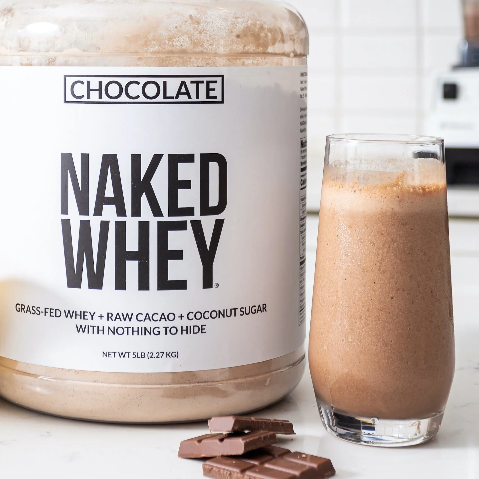 Chocolate Whey Protein Powder 1lb | Naked Chocolate Whey - 1LB - Image 8