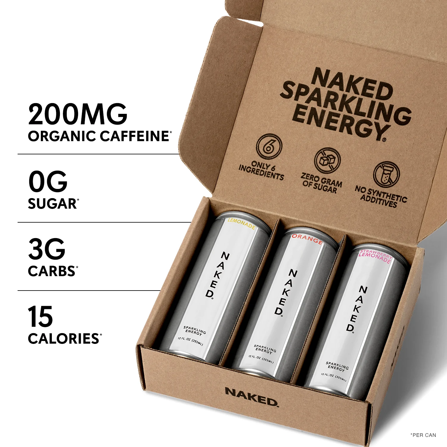 Sparkling Energy Sample Kits | Naked Sparkling Energy Drinks - Sample Kits - Image 3