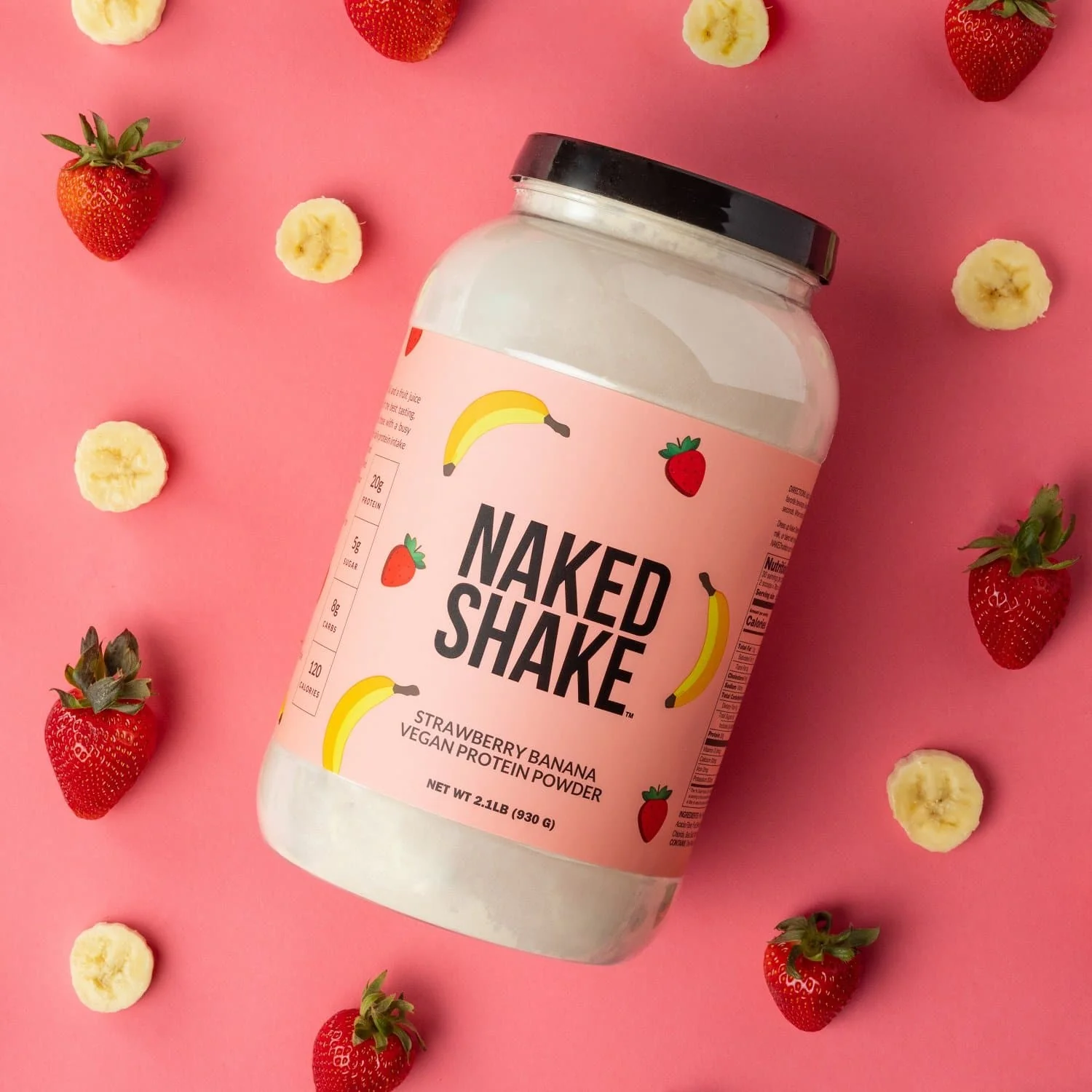 Strawberry Banana Protein Shake | Naked Shake - 30 Servings - Image 8