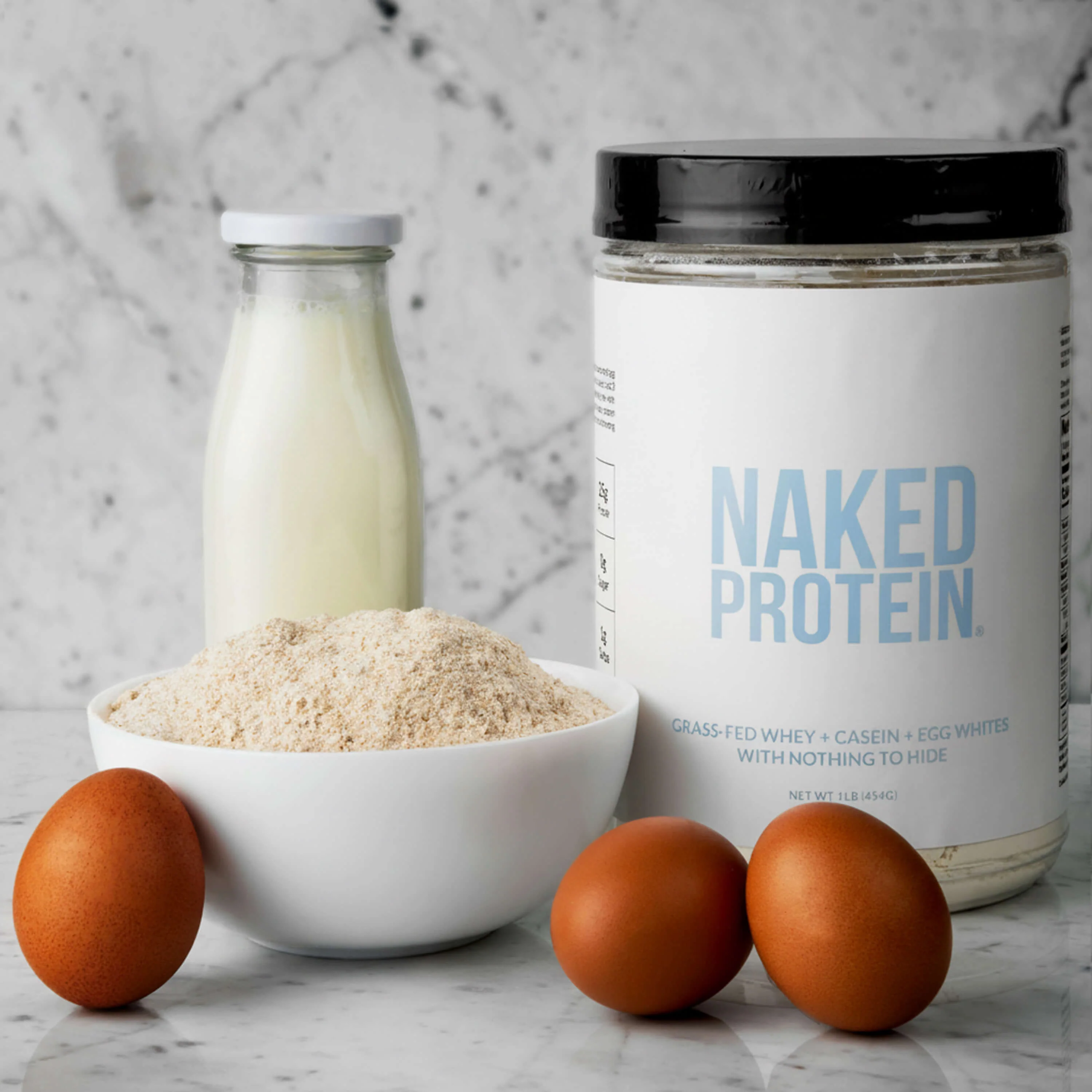 Protein Powder Blend - 3LB Egg, Whey & Casein Protein Blend | Naked Protein - 3LB - Image 6